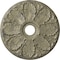Ekena Millwork Milan Ceiling Medallion (Canopies up to 4 5/8"), 24 1/2"OD x 3 1/2"ID x 1"P, Castle Stone Crackle CM24MICSC - alternate 1